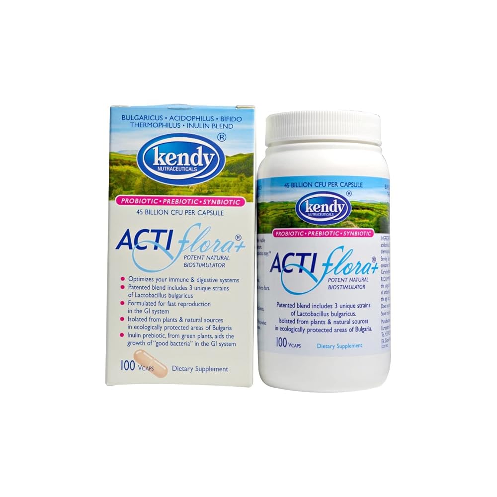 Kendy Actiflora+ Synbiotic Probiotic - 100 Vegetarian Capsules - image 5