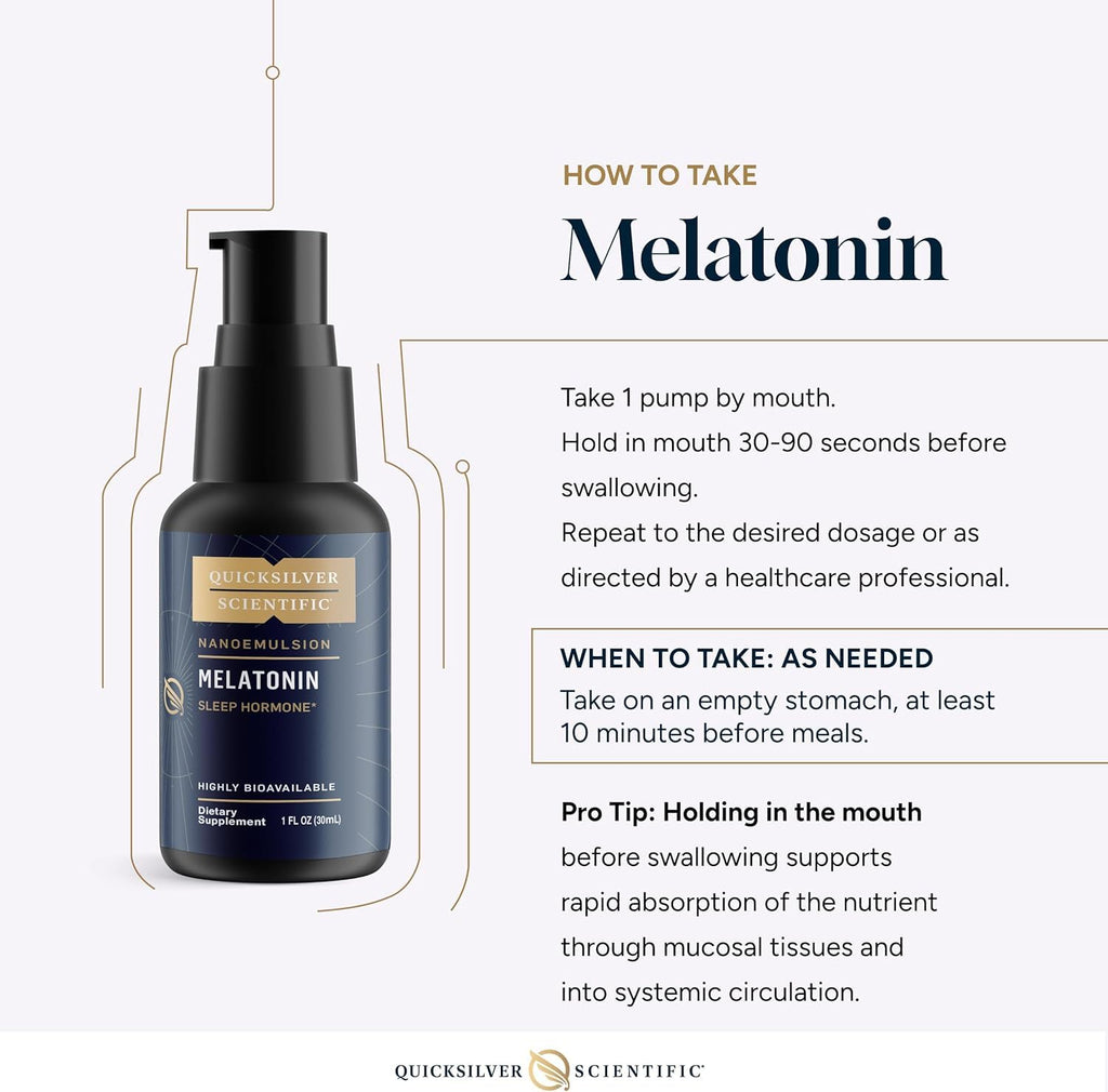 Quicksilver Scientific Liposomal Melatonin Liquid - 30 ml - image 6
