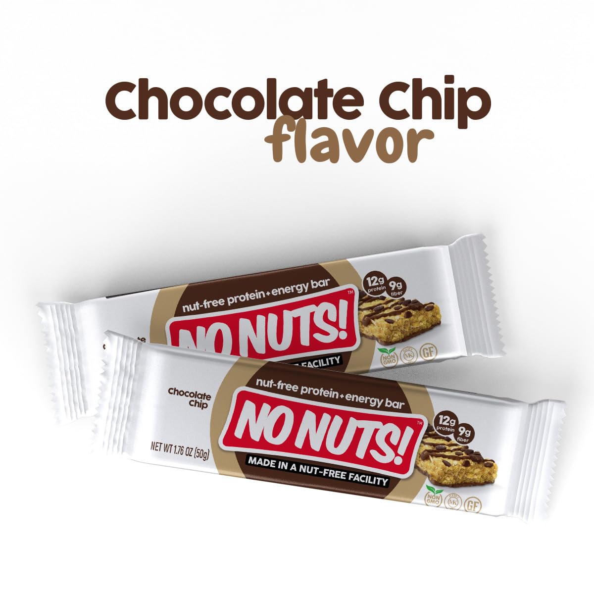 No Nuts! Chocolate Chip Protein Bars Nut-Free - 12 Count - image 3