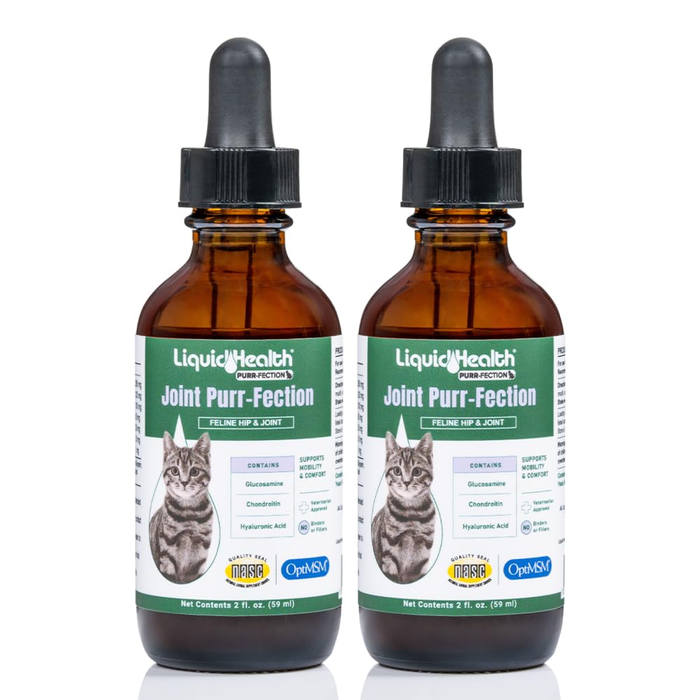 LIQUIDHEALTH Pets Liquid Cat Glucosamine Joint Support - 2 Pack
