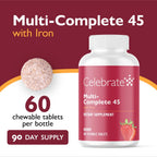 Celebrate Vitamins Multi-Complete Chewables 45mg Iron - 180 Tablets - image 2