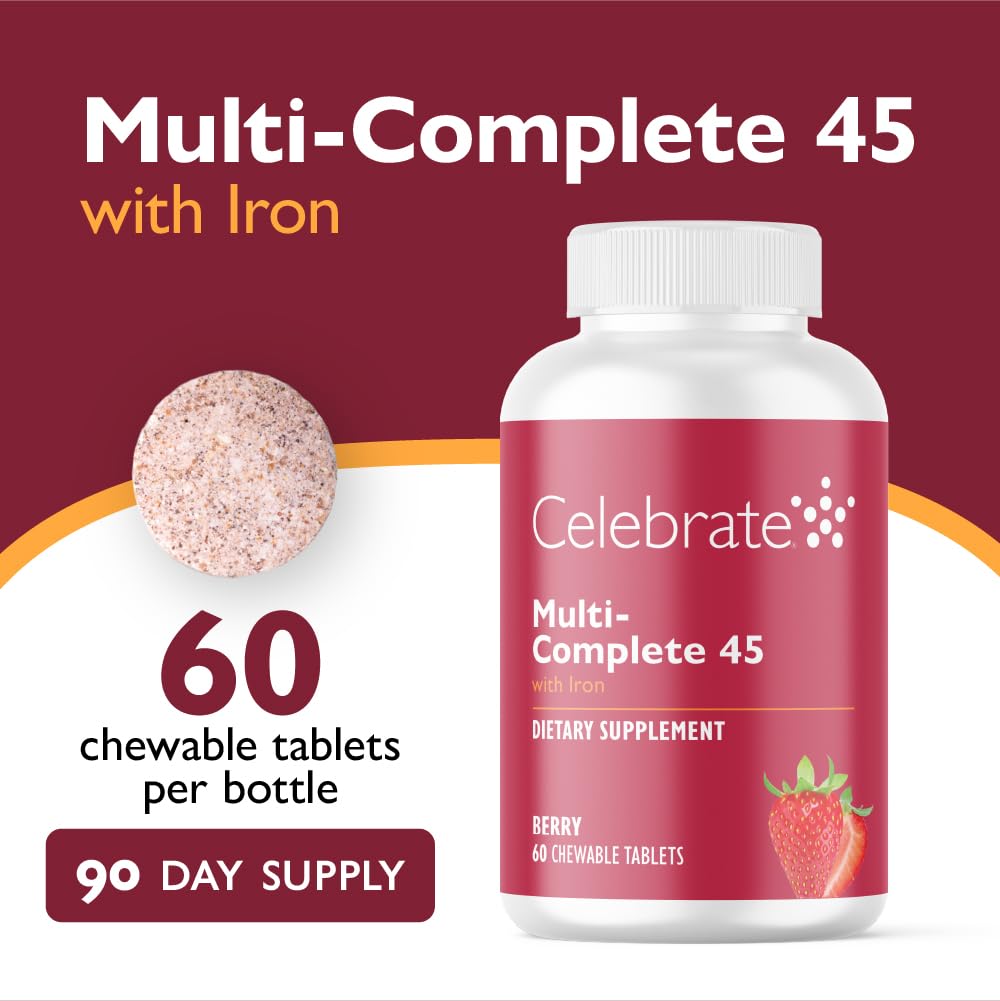 Celebrate Vitamins Multi-Complete Chewables 45mg Iron - 180 Tablets - image 2