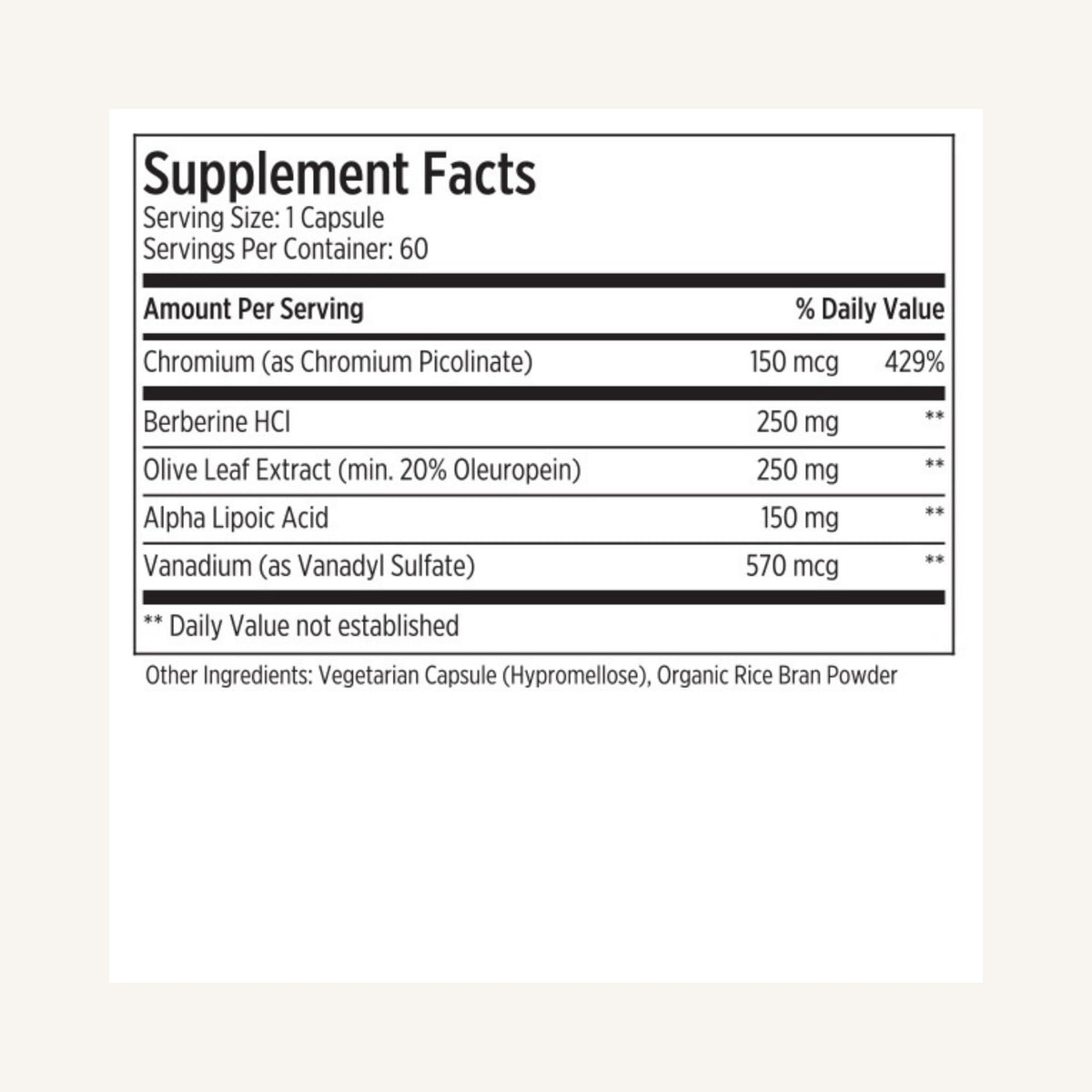 LES Labs Insulin Health Metabolic Support - 60 Capsules - image 5