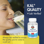 KAL Stress B Mag Glycinate B Complex Vitamins - 60 Vegetarian Capsules - image 5
