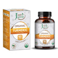 Just Jaivik Organic Turmeric Tablets 750 mg - 90 Tablets