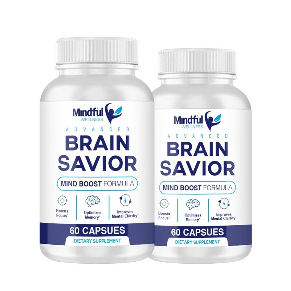 nutradash Brain Savior Mind Boost Formula - 120 Capsules