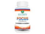 Best Earth Naturals Focus Formula Supplement for Concentration - 30 Capsules