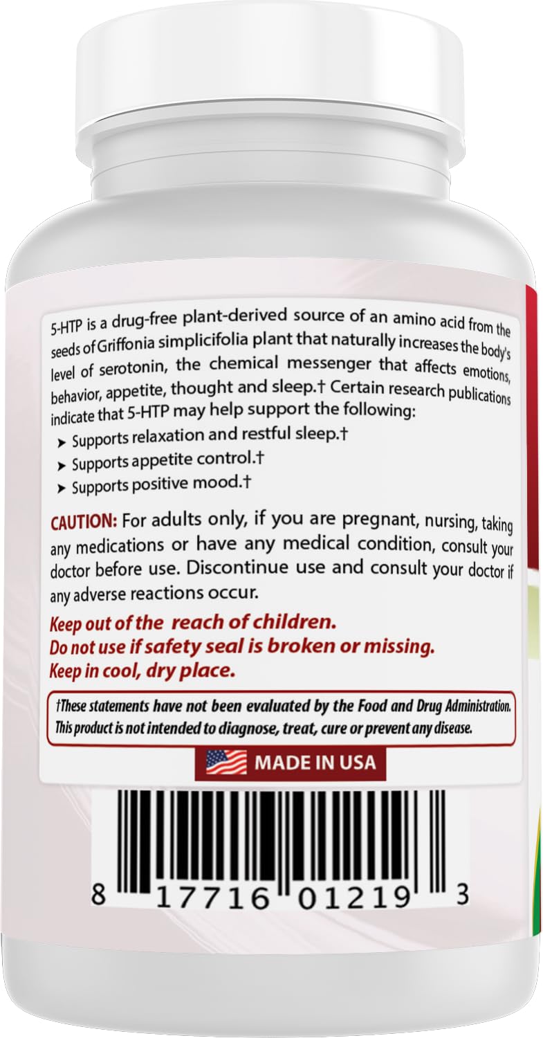 Best Naturals 5-HTP 100 mg - 240 Capsules - image 7
