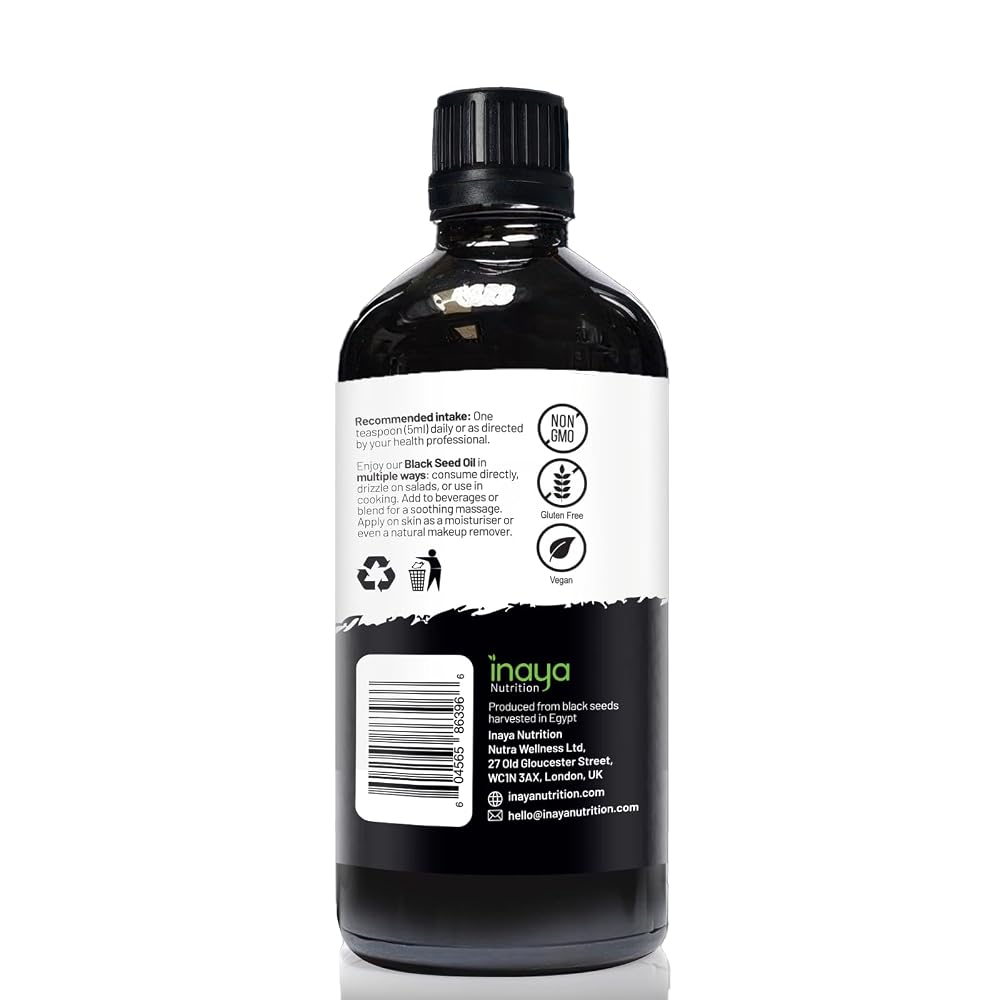 Inaya Nutrition Nigella Sativa Black Seed Oil - image 2