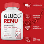 Gold Nutra GlucoRenu Capsules All Natural Supplement - 3 Pack - image 3