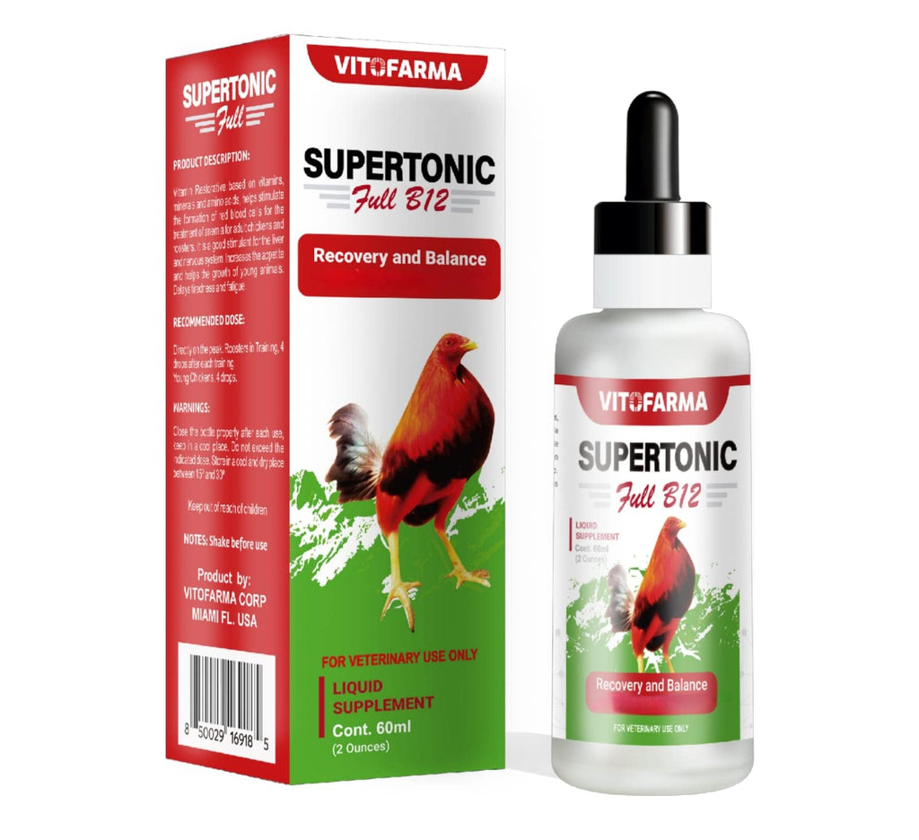 VITOFARMA Supertonic Full B12 for Rooster Multivitamin Liquid - 60ml