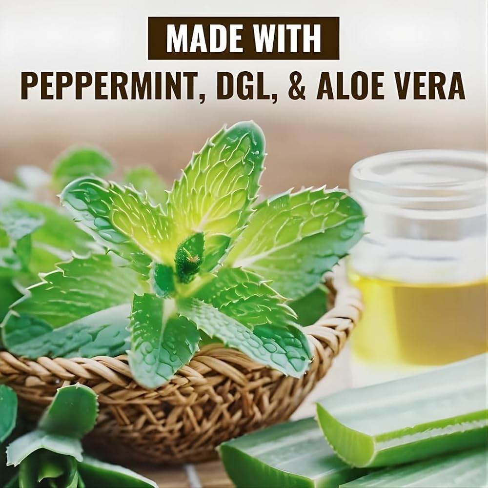 Vitamatic Slippery Elm Bark Capsules with Peppermint & DGL - 180 Count - image 5