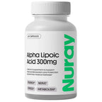 Nuray Alpha Lipoic Acid 300mg Antioxidant - 60 Vegetarian Capsules