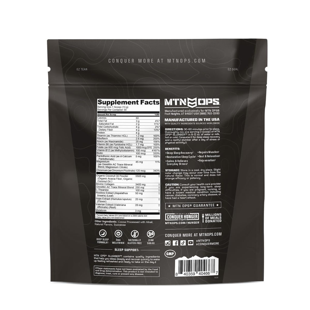 MTN OPS Slumber Sleep Support Powder for Sleep - 11.4 oz - image 9