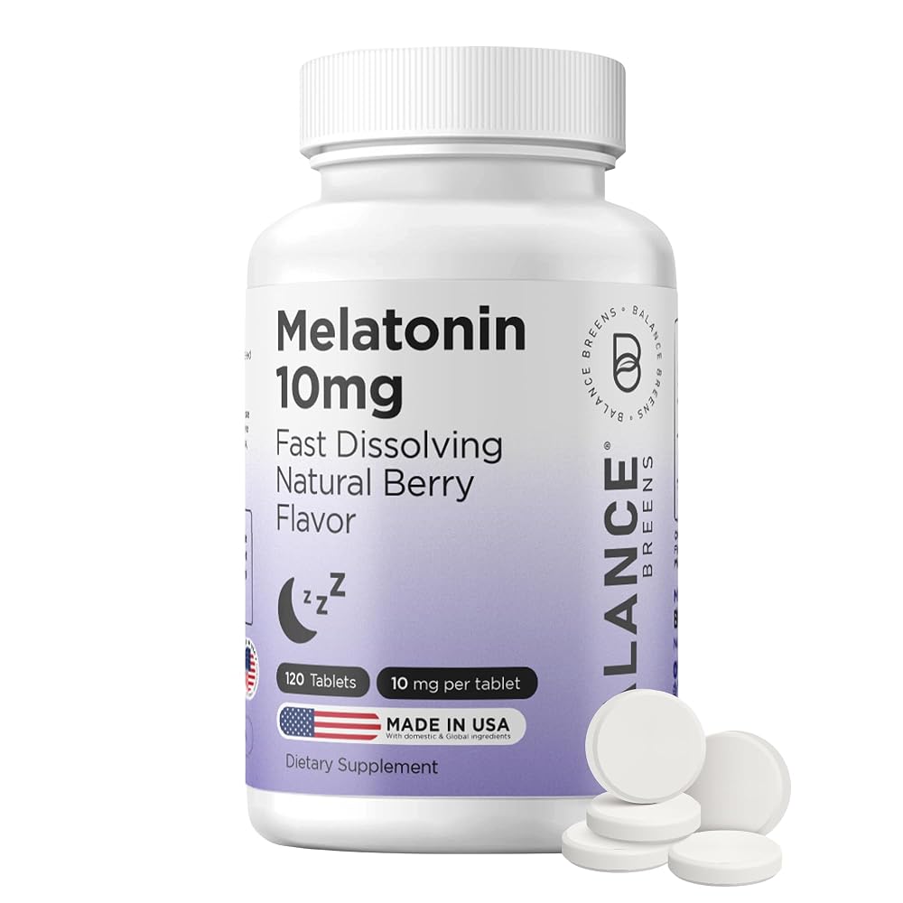 Balancebreens Melatonin 10mg Fast-Dissolve, 120 Tablets