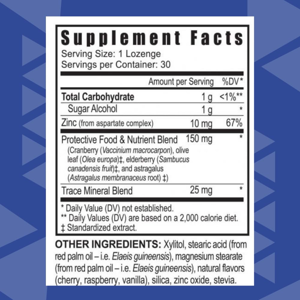 Youngevity Zinc FX Chewable Zinc with Elderberry & Trace Minerals - 120 Lozenges - image 2