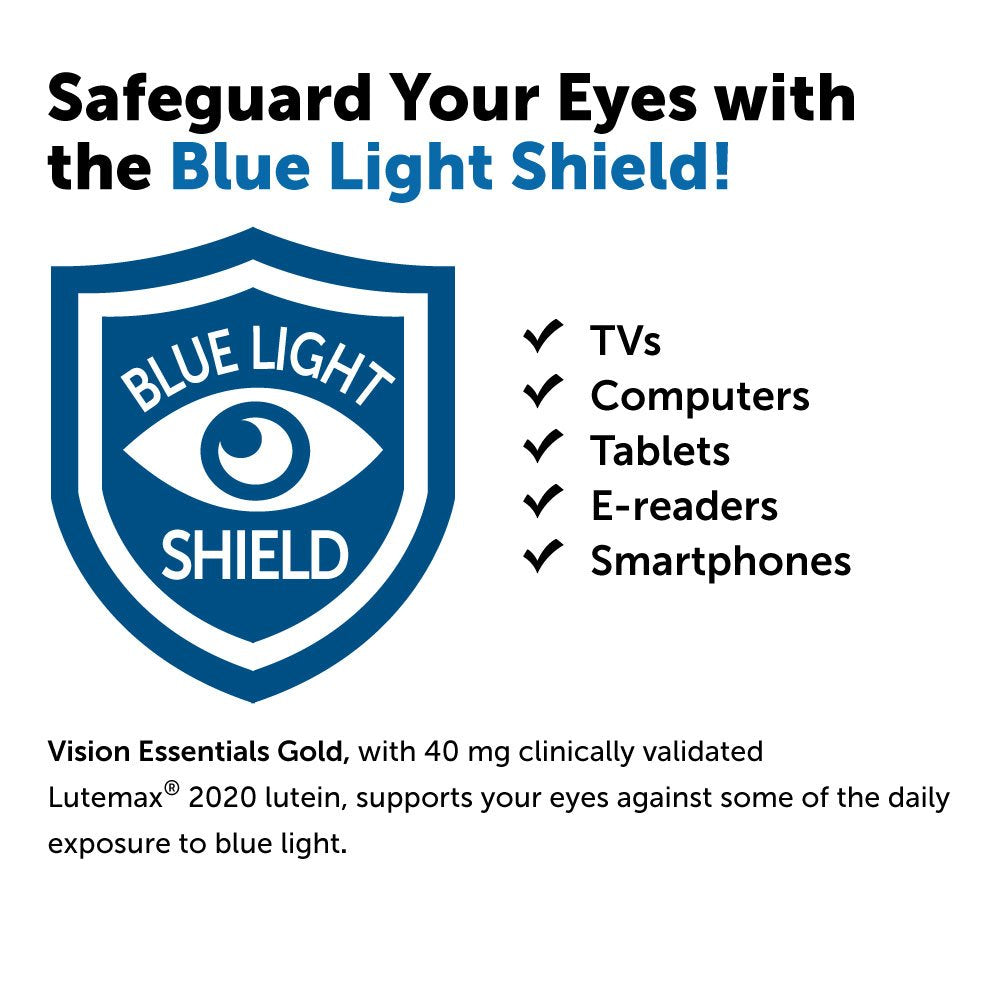 DR.WHITAKER Dr. Whitaker Vision Essentials Gold with Lutein - 120 Capsules - image 6