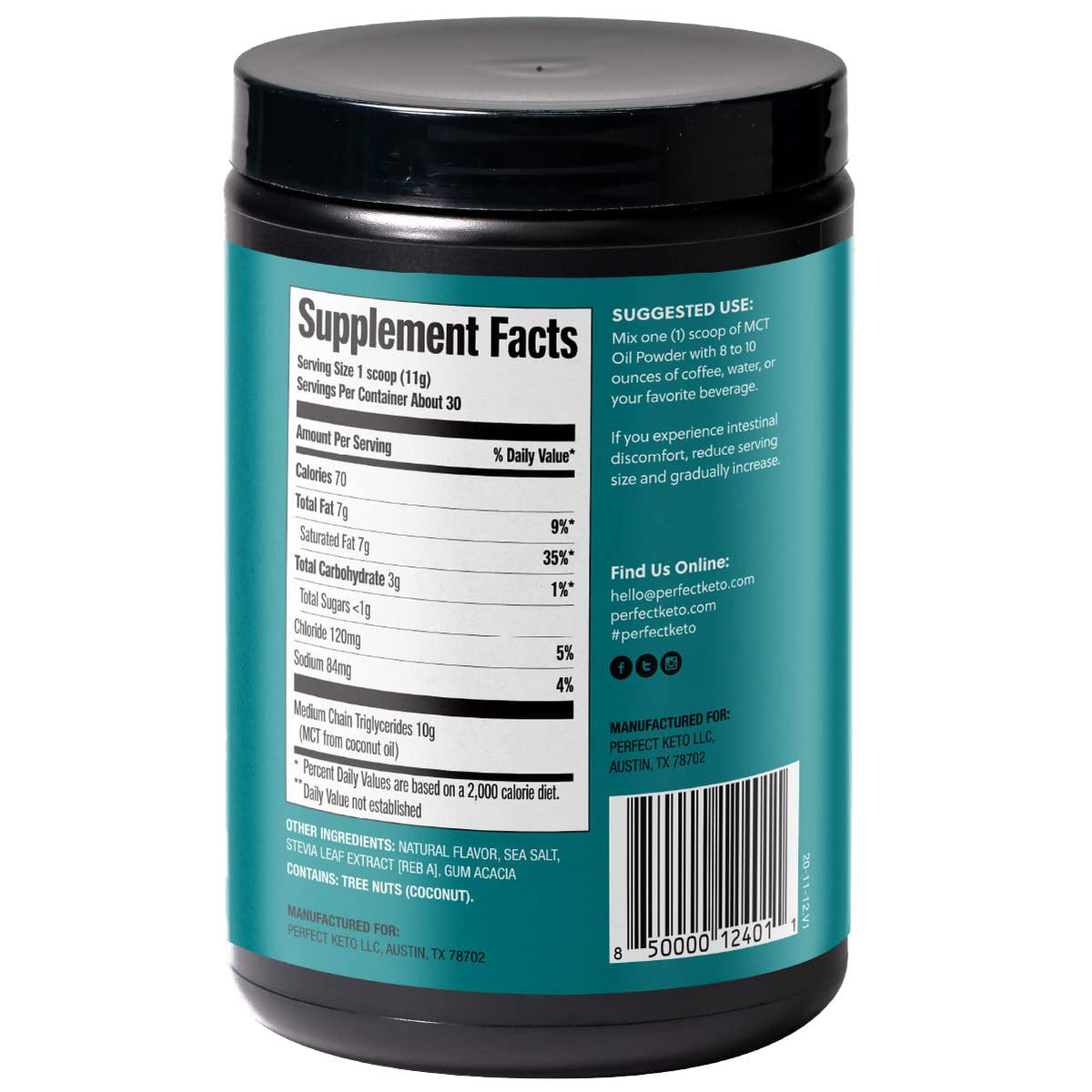 Perfect Keto MCT Oil Powder