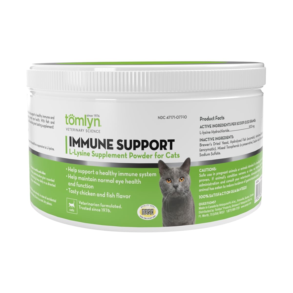 Tomlyn L-Lysine Immune Support Powder for Cats - 3.5 oz
