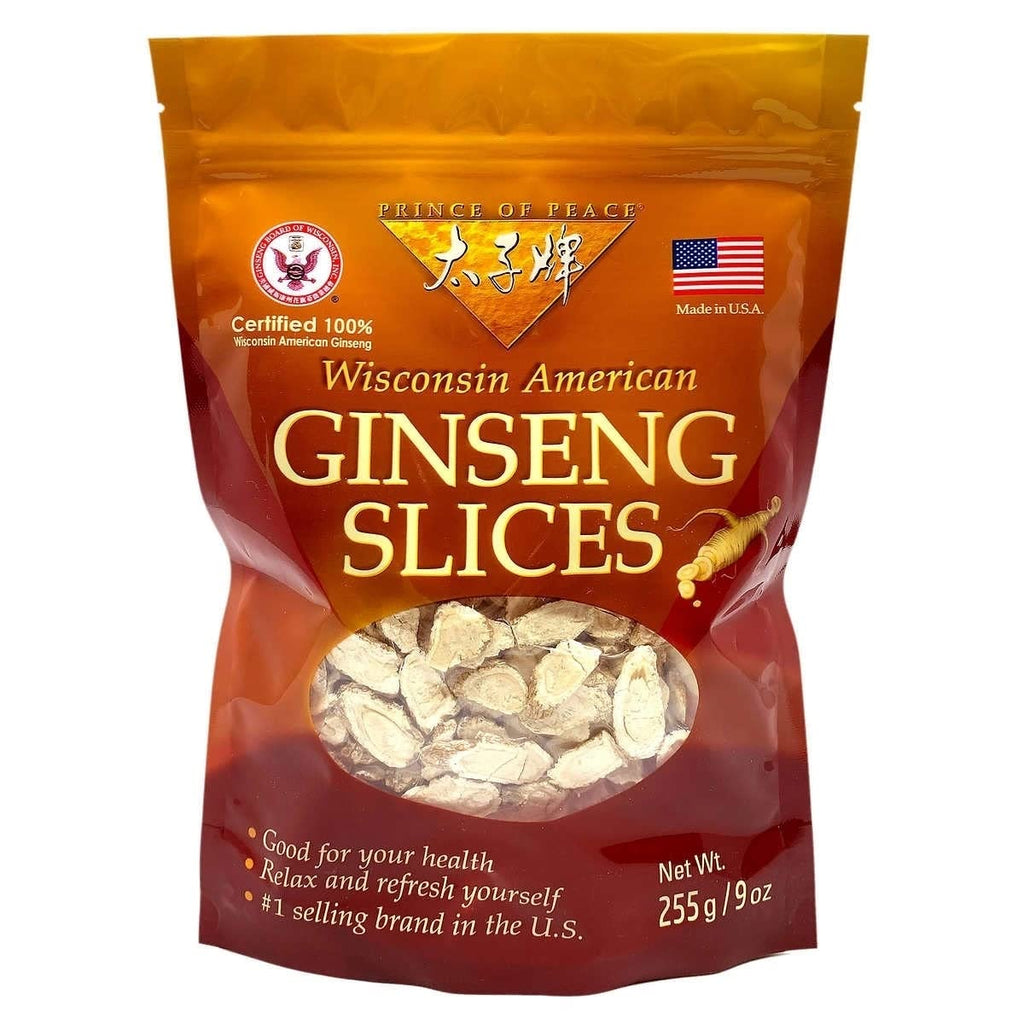 Prince Of Peace Pure Ginseng Slices 100% Wisconsin American - 255g