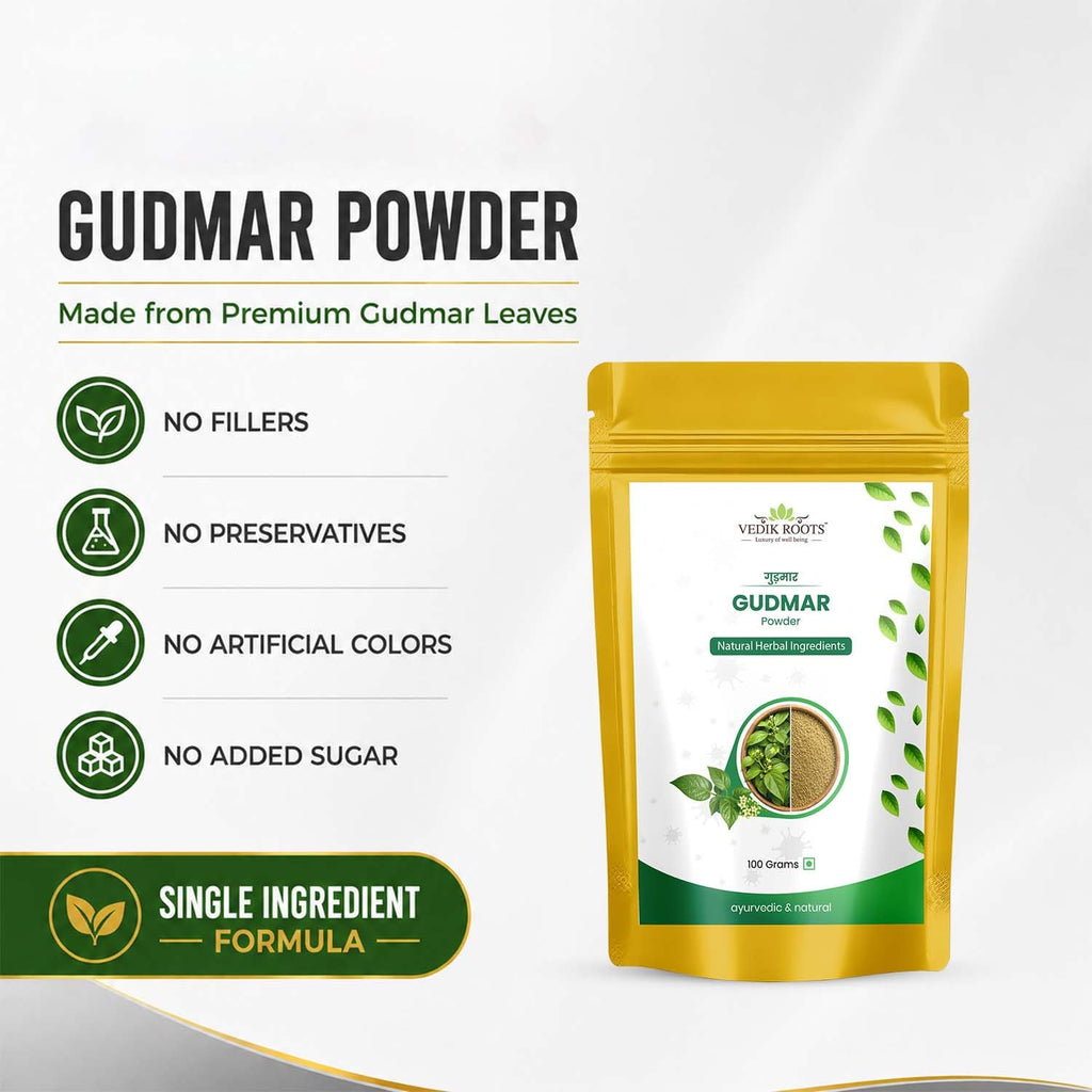 VEDIKROOTS Gudmar Powder - an Ayurvedic Solution for Effectively - image 5