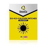 OmniCo D3 + K2 + Calcium Patches - 30 Pack