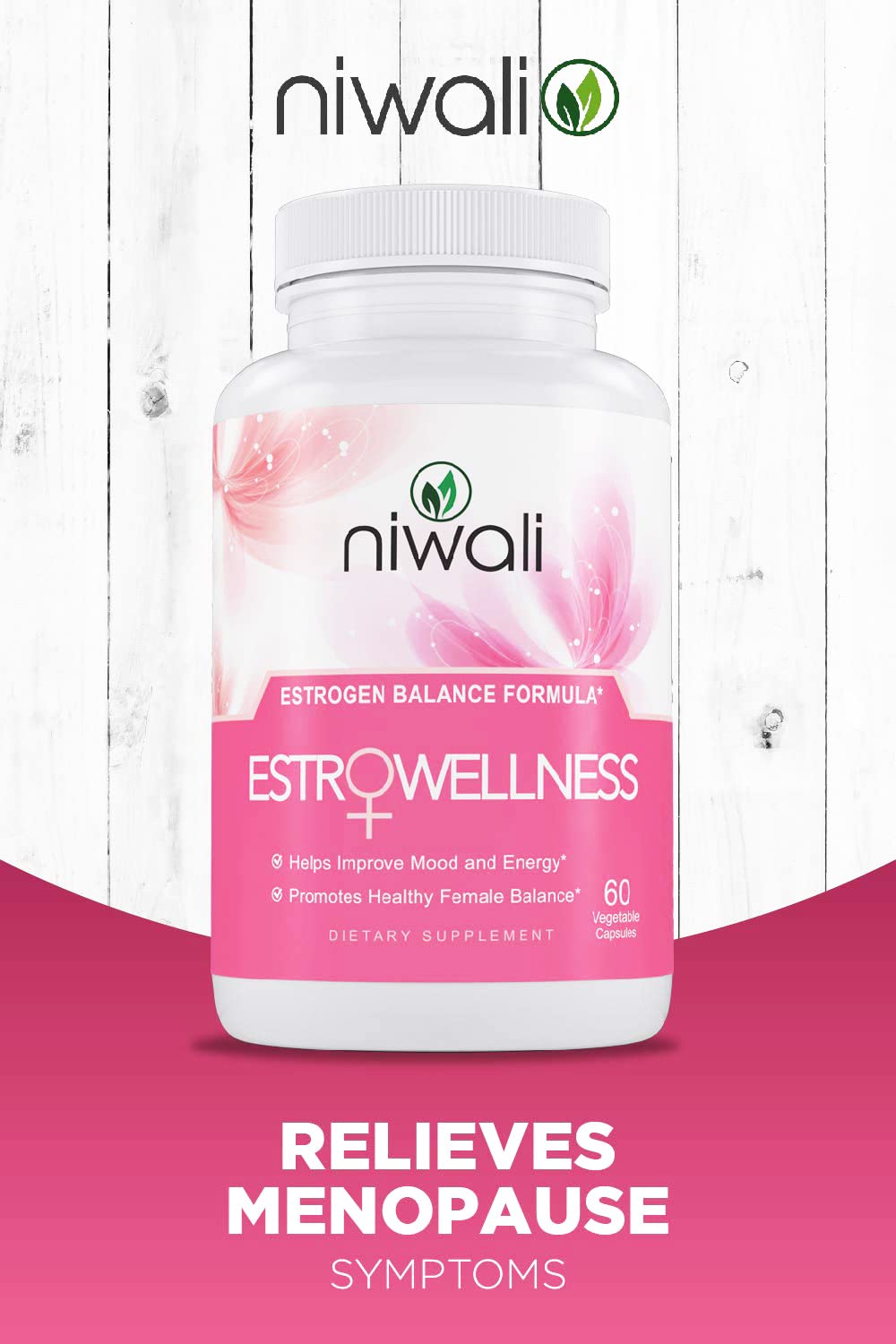 NIWALI Estrogen Capsule for Women Hormone Balance - 60 Vegetarian Capsules - image 5
