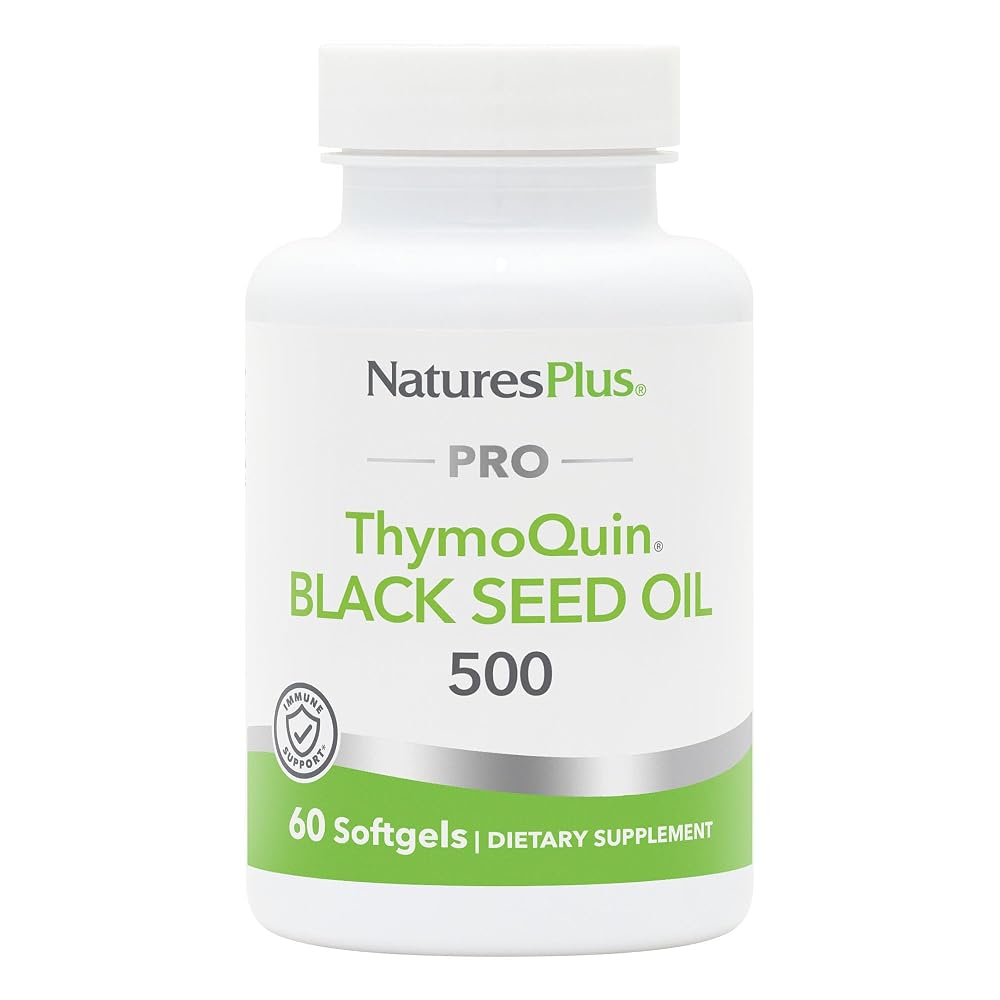 NaturesPlus PRO ThymoQuin Black Seed Oil 500 mg - 60 Softgels