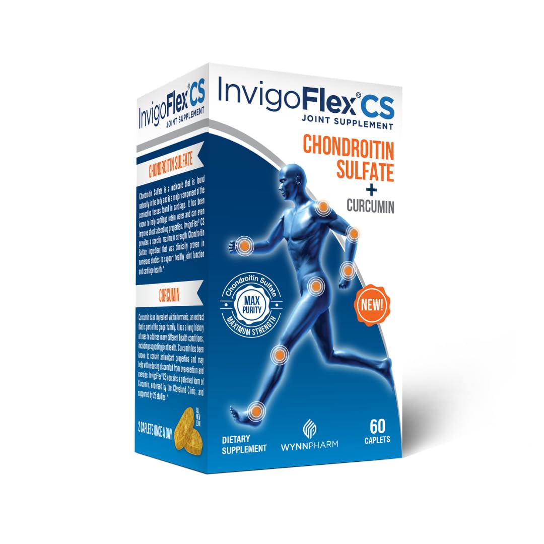 INVIGOFLEX CS Chondroitin Sulfate Joint Support - 60 Caplets