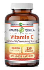 Amazing Nutrition Vitamin C with Rose Hips & Citrus Bioflavonoids 1000 mg