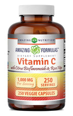 Amazing Nutrition Vitamin C with Rose Hips & Citrus Bioflavonoids 1000 mg