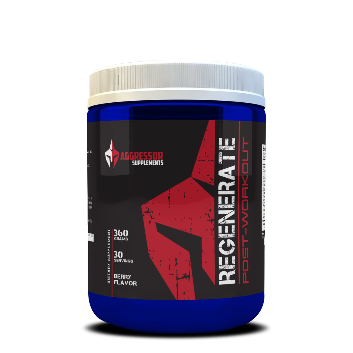 Aggressor Supplements Regenerate BCAA Amino Acids Recovery - 30 Servings - image 4