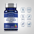 Piping Rock Melatonin 5mg - 200 Tablets - image 3