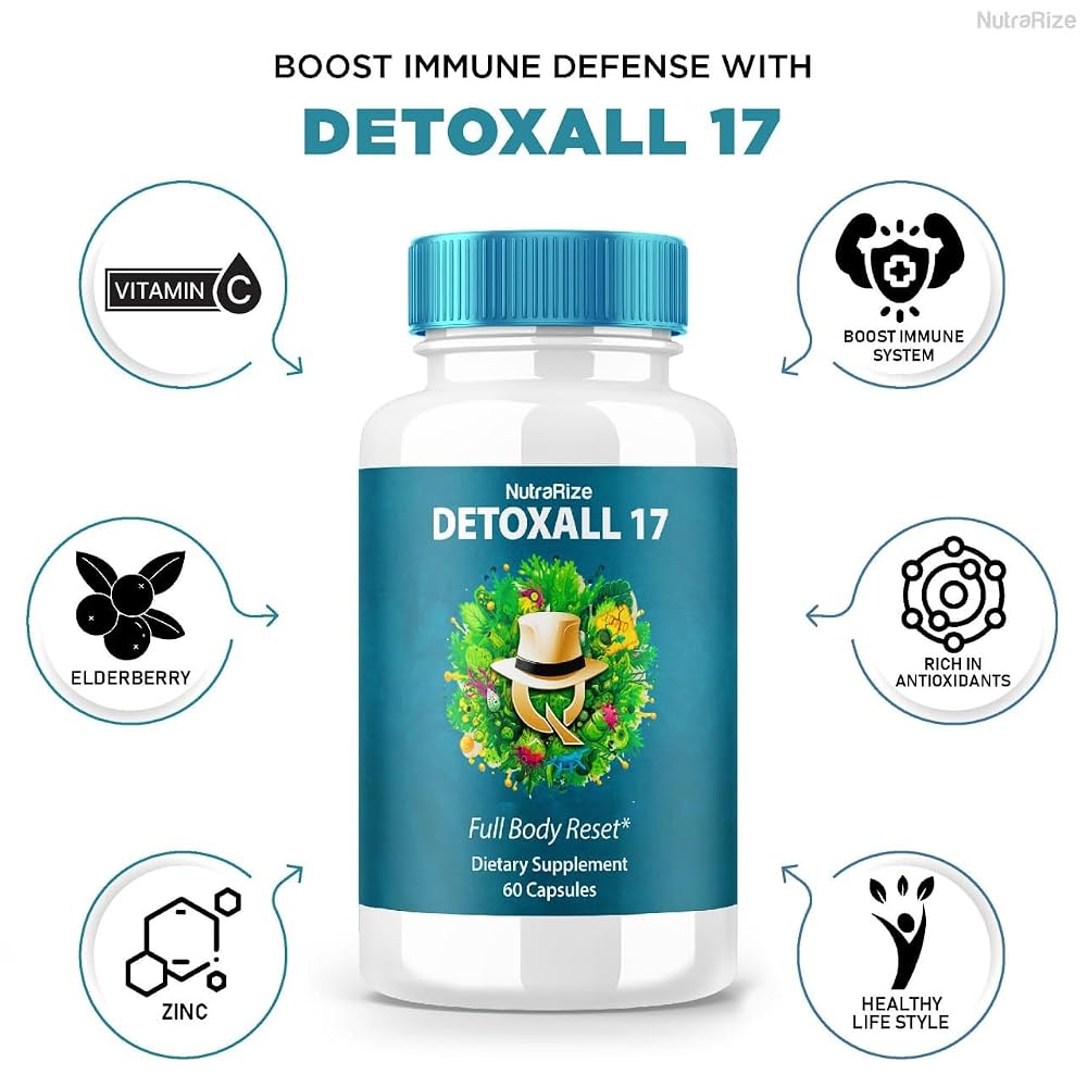 NutraRize DetoxAll 17 Dietary Supplement - 120 Capsules - image 7