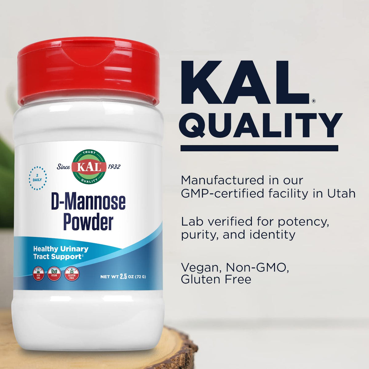KAL D-Mannose Powder 1600 mg Urinary Tract Support - 45 Servings - image 4