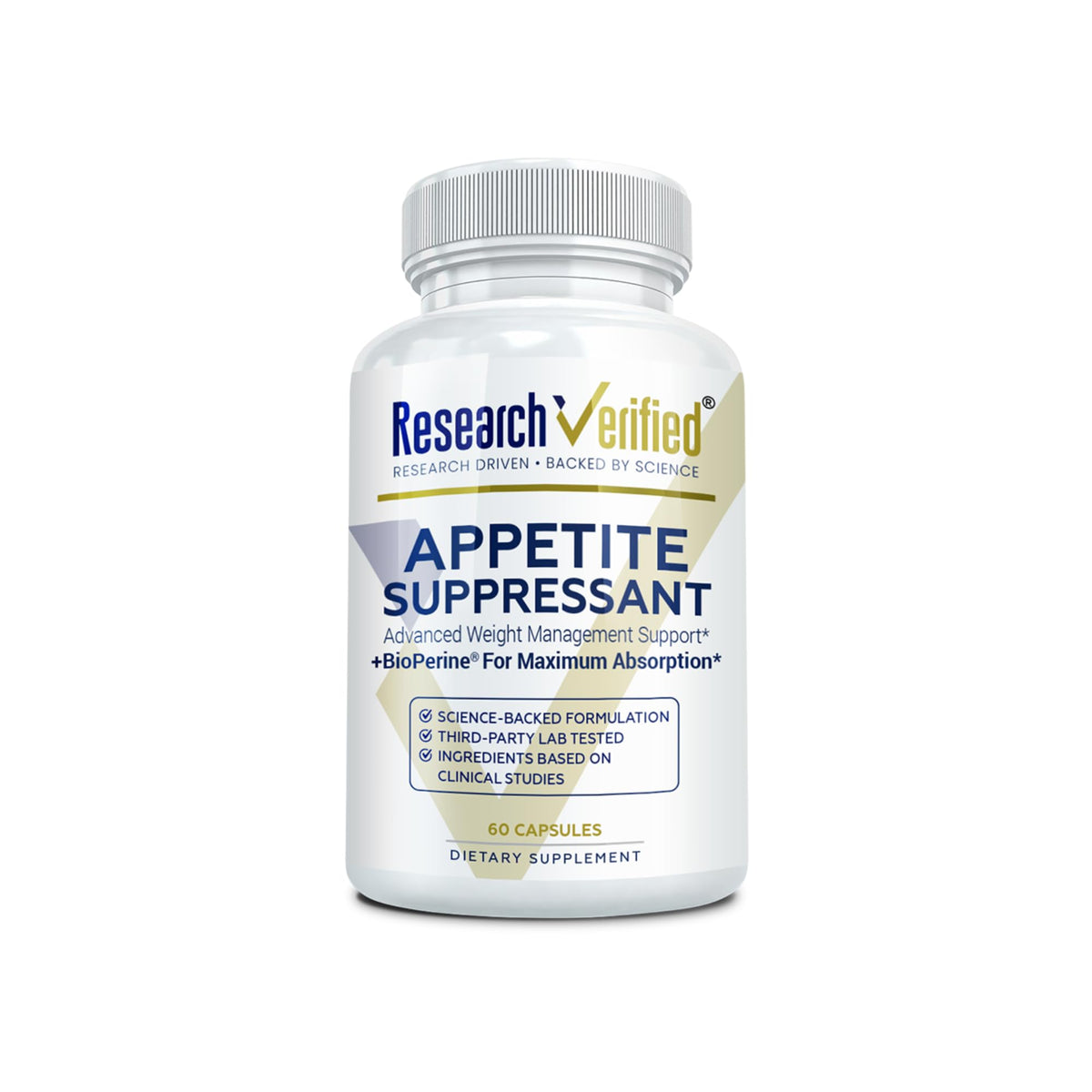 Research Verfied Appetite Suppressant - 60 Capsules