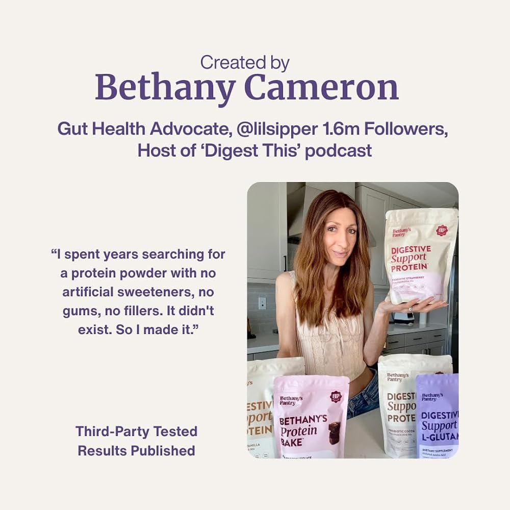 Bethany's Pantry Digestive Support Vegan Pea Protein Powder Cocoa - 1lb - image 5