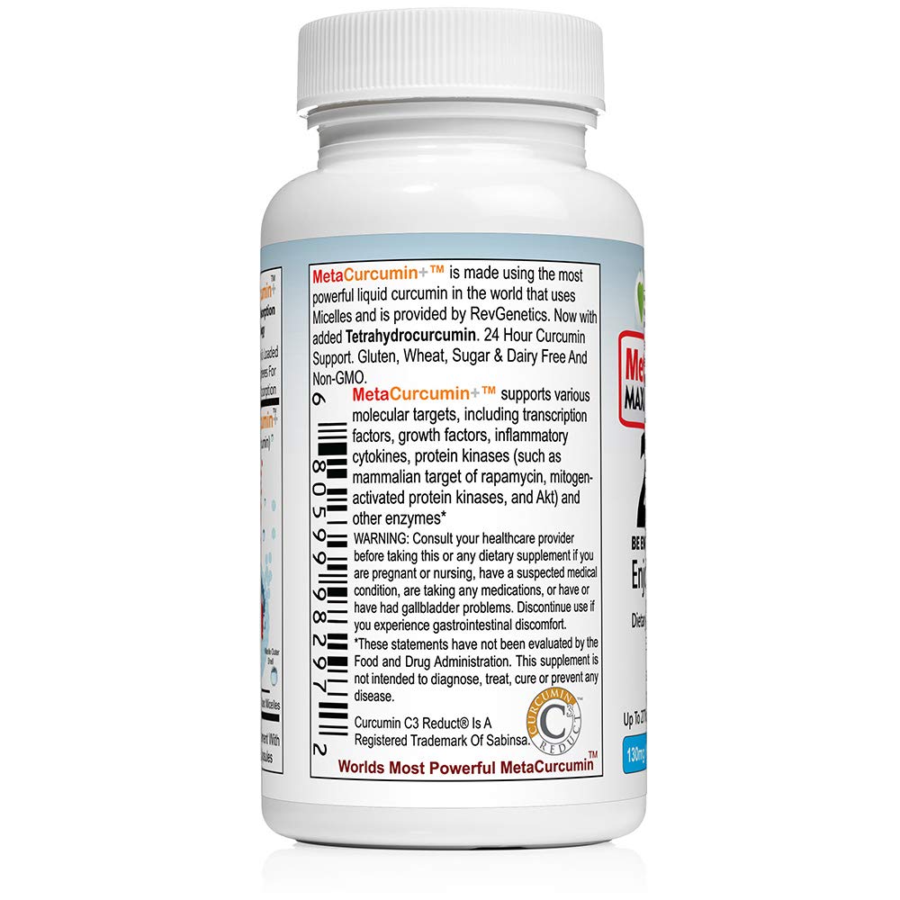 REVGENETICS MetaCurcumin 277x Super Curcumin - 60 Liquid Capsules - image 3