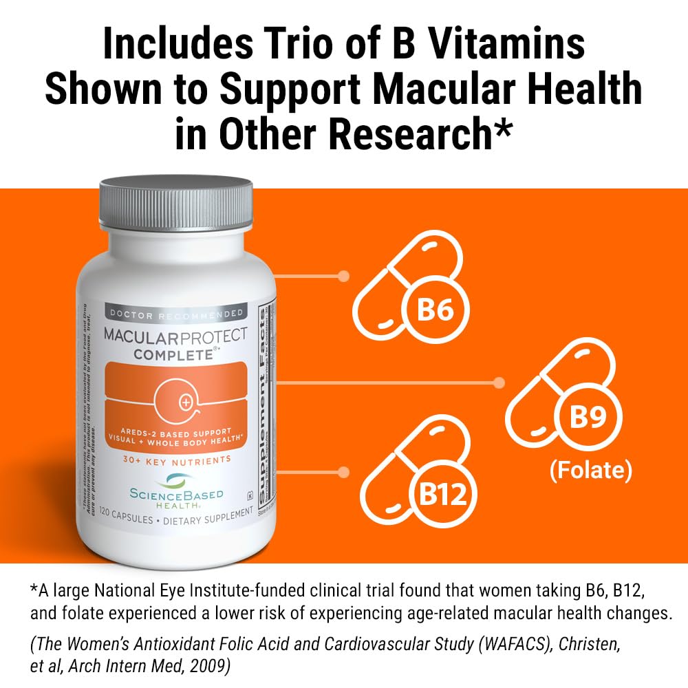 ScienceBased Health MacularProtect Complete AREDS 2 Multivitamin - 120 Capsules - image 4