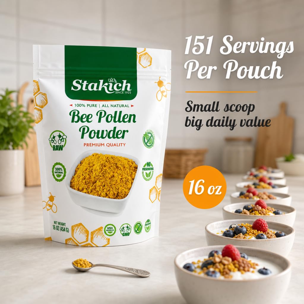 Stakich Bee Pollen Powder