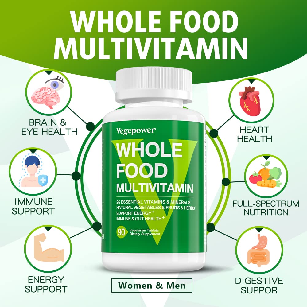VEGEPOWER Whole Food Multivitamin for Women