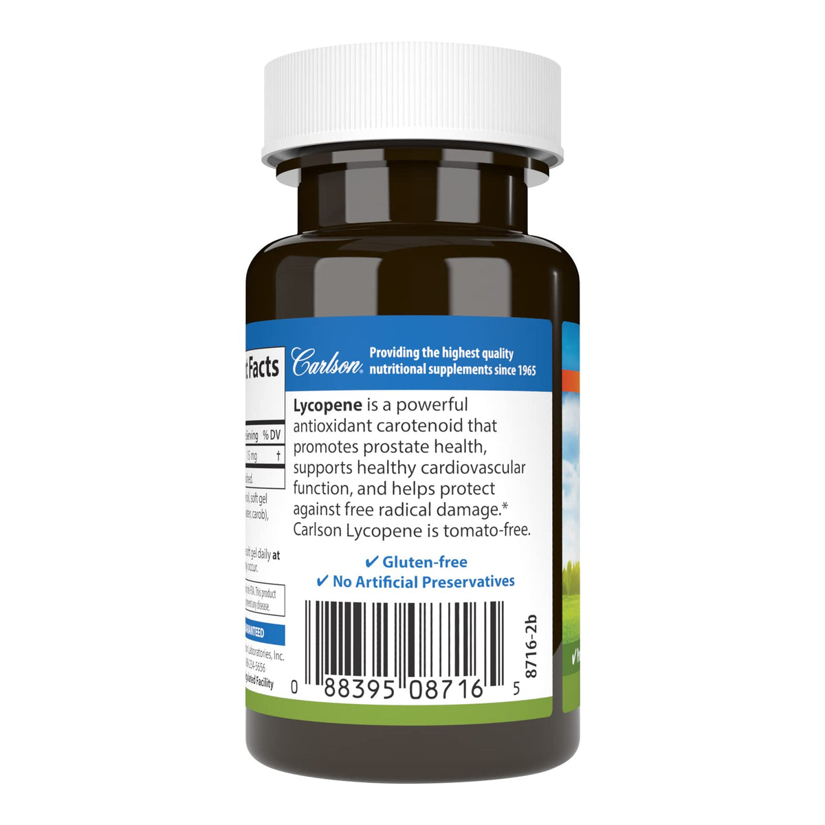 Carlson Lycopene 15 mg Prostate Health - 60 Softgels - image 3