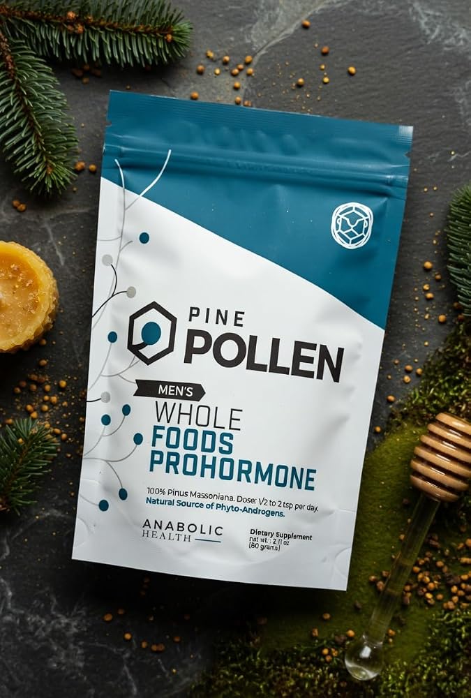 Anabolic Health Pine Pollen Powder Natural Energy – 60g - image 2