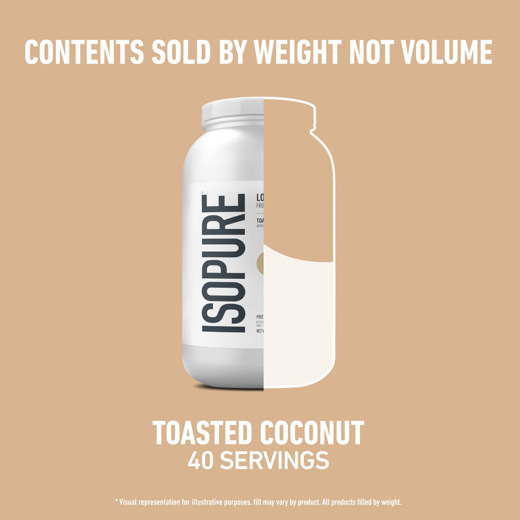 Isopure Low Carb Whey Isolate Protein Powder Toasted Coconut - 3 LB - image 8