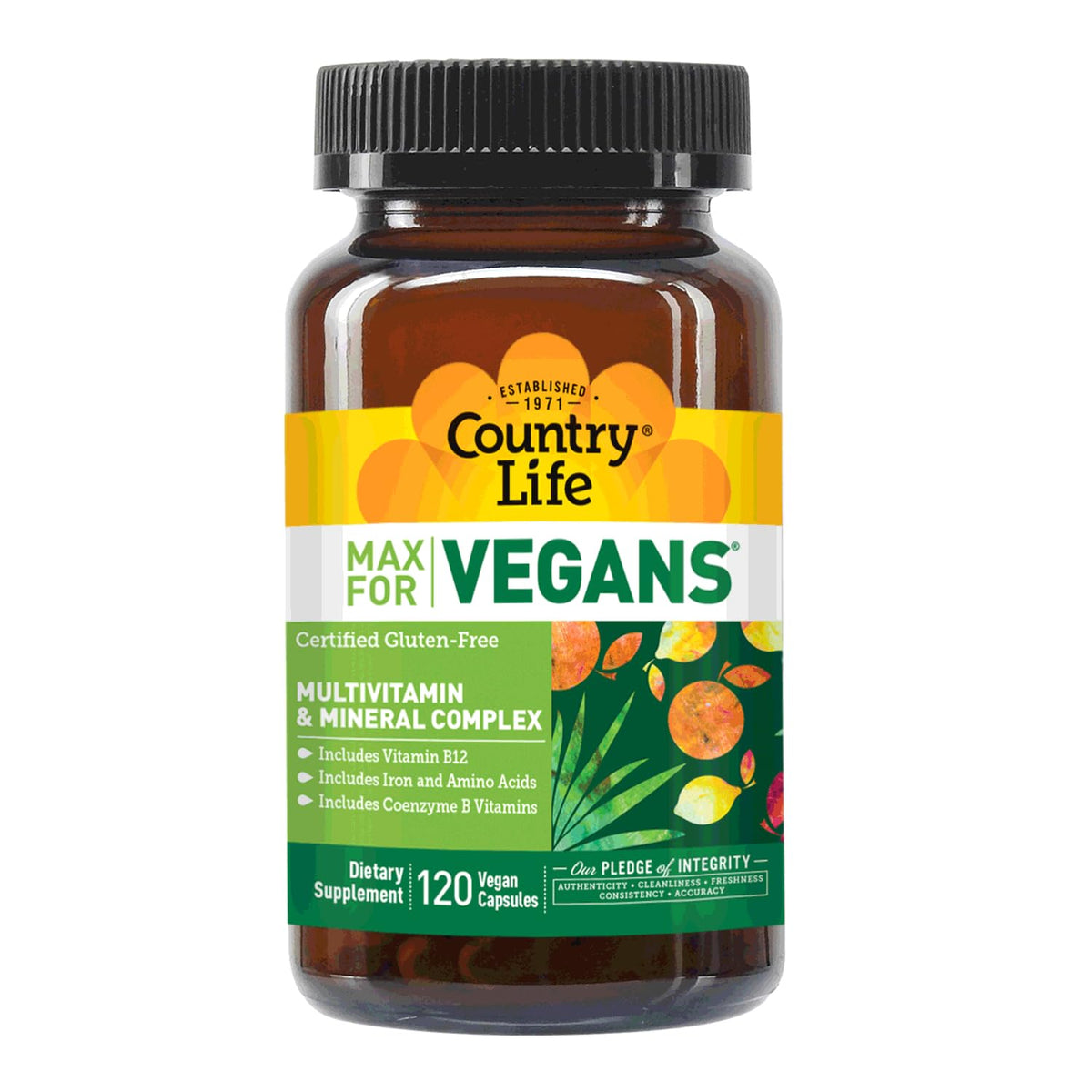 Country Life Max for Vegans Multivitamin - 120 Capsules - image 5