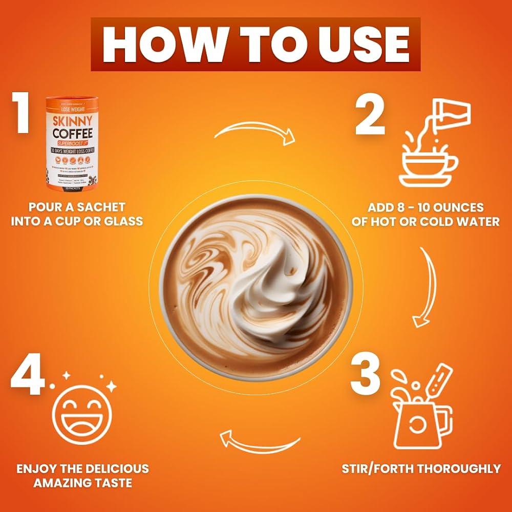 Skinny Coffee SuperBoost Weight Loss Coffee - 30 Servings - image 7