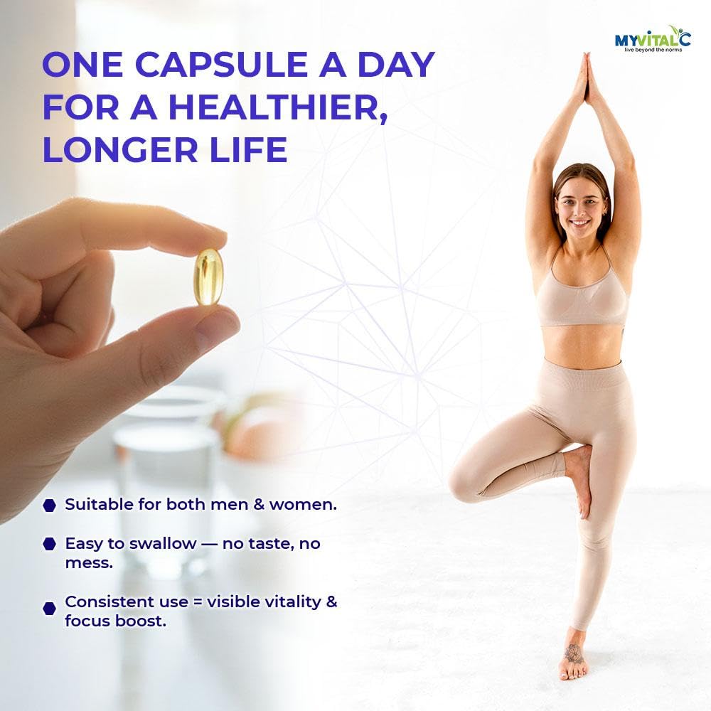 MyVitalC Pure ESS60 Extra Virgin Olive Oil Softgels - 180 Softgels - image 2