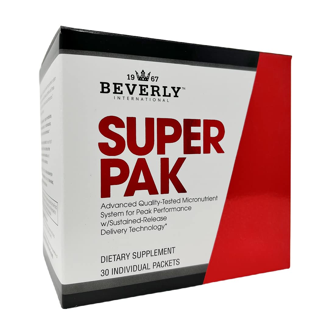 Beverly International Super Pak High-Potency Daily Multivitamin - 30 Packs