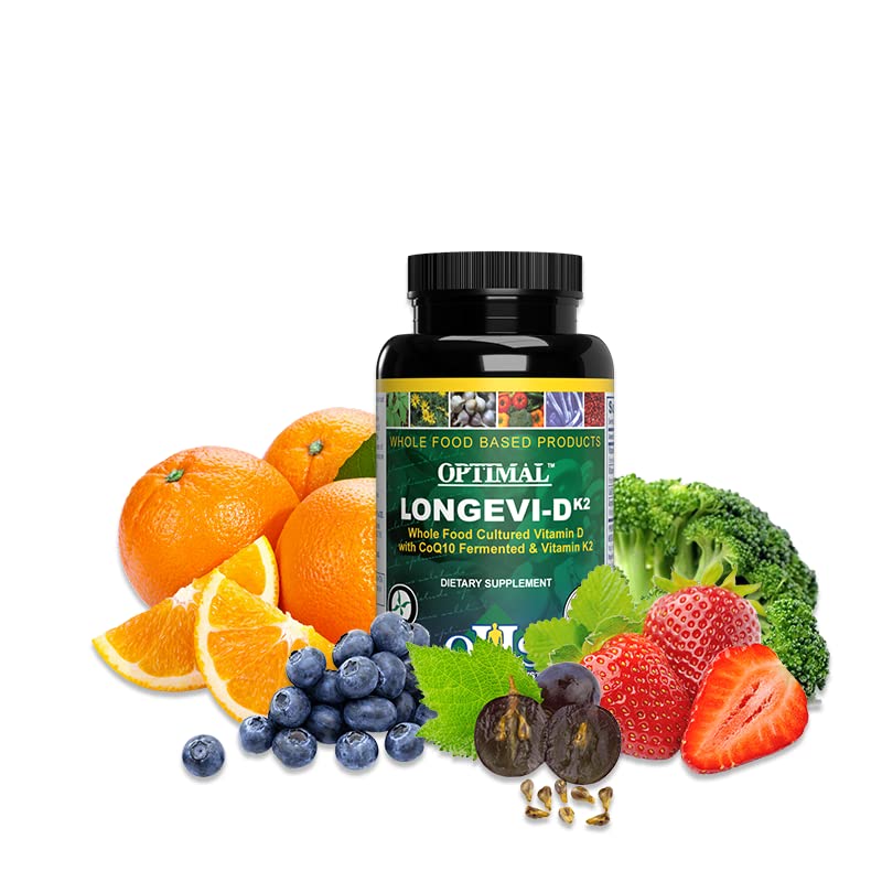 Optimal Health Systems Longevi-D K2 Longevity Support - 120 Capsules