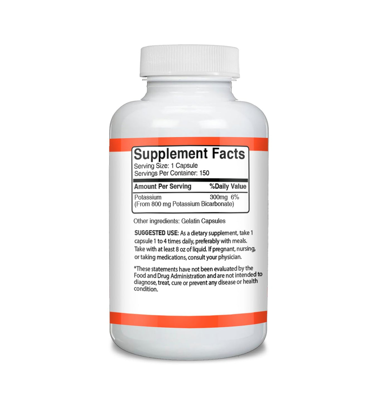 Unpretentious Potassium Bicarbonate - 150 Capsules - image 2